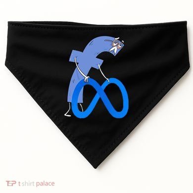 F*ck Meta Verse Facebook USA-Made Doggie Bandana