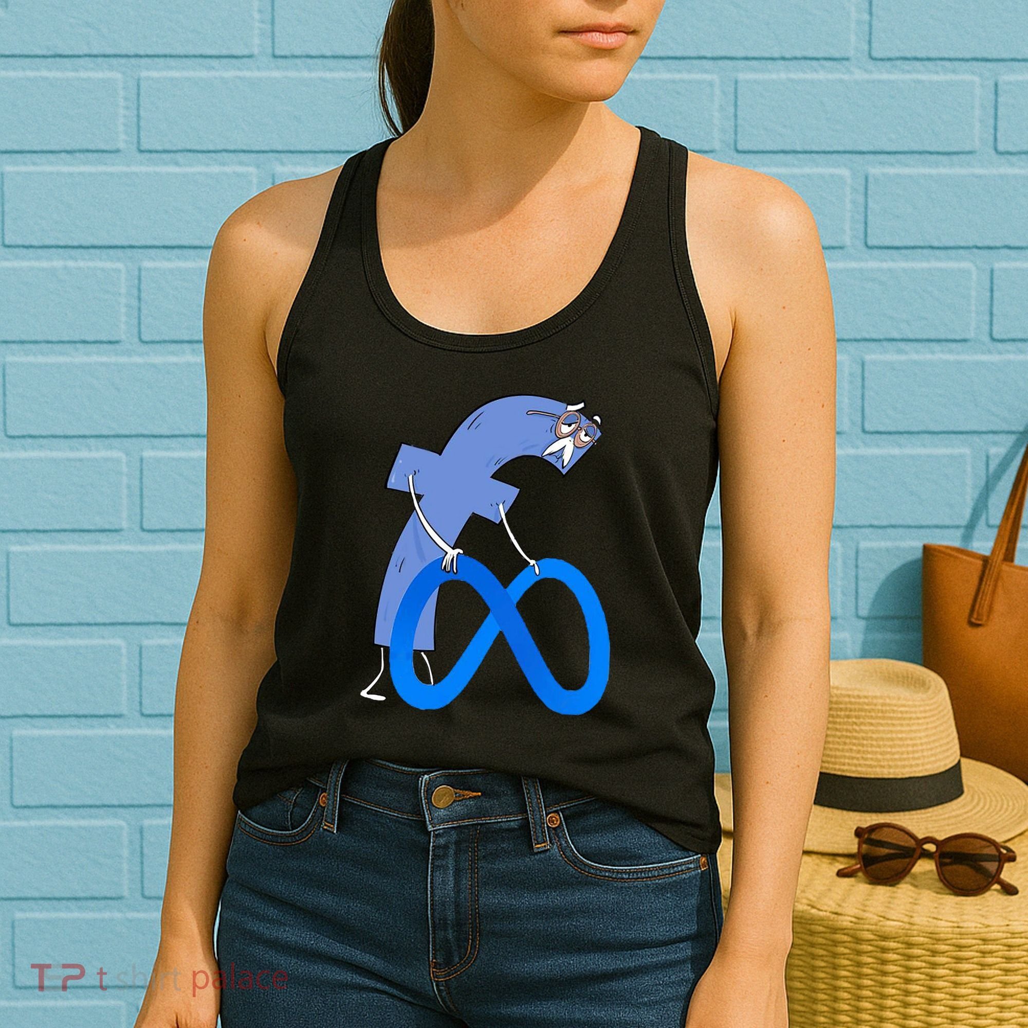 F*ck Meta Verse Facebook Women's Tank Top