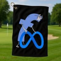 F*ck Meta Verse Facebook Golf Towel thumb 1