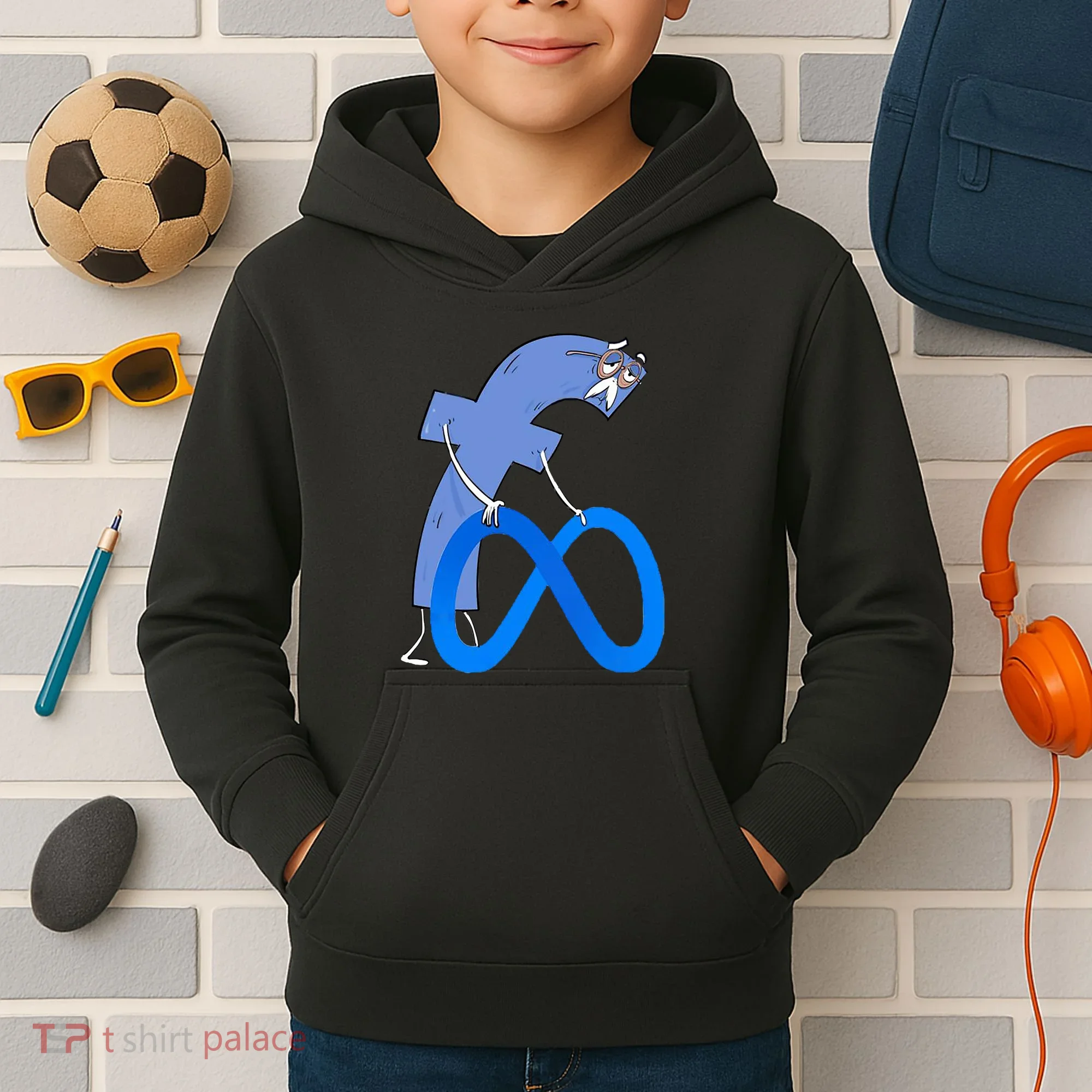 F*ck Meta Verse Facebook Kids Hoodie