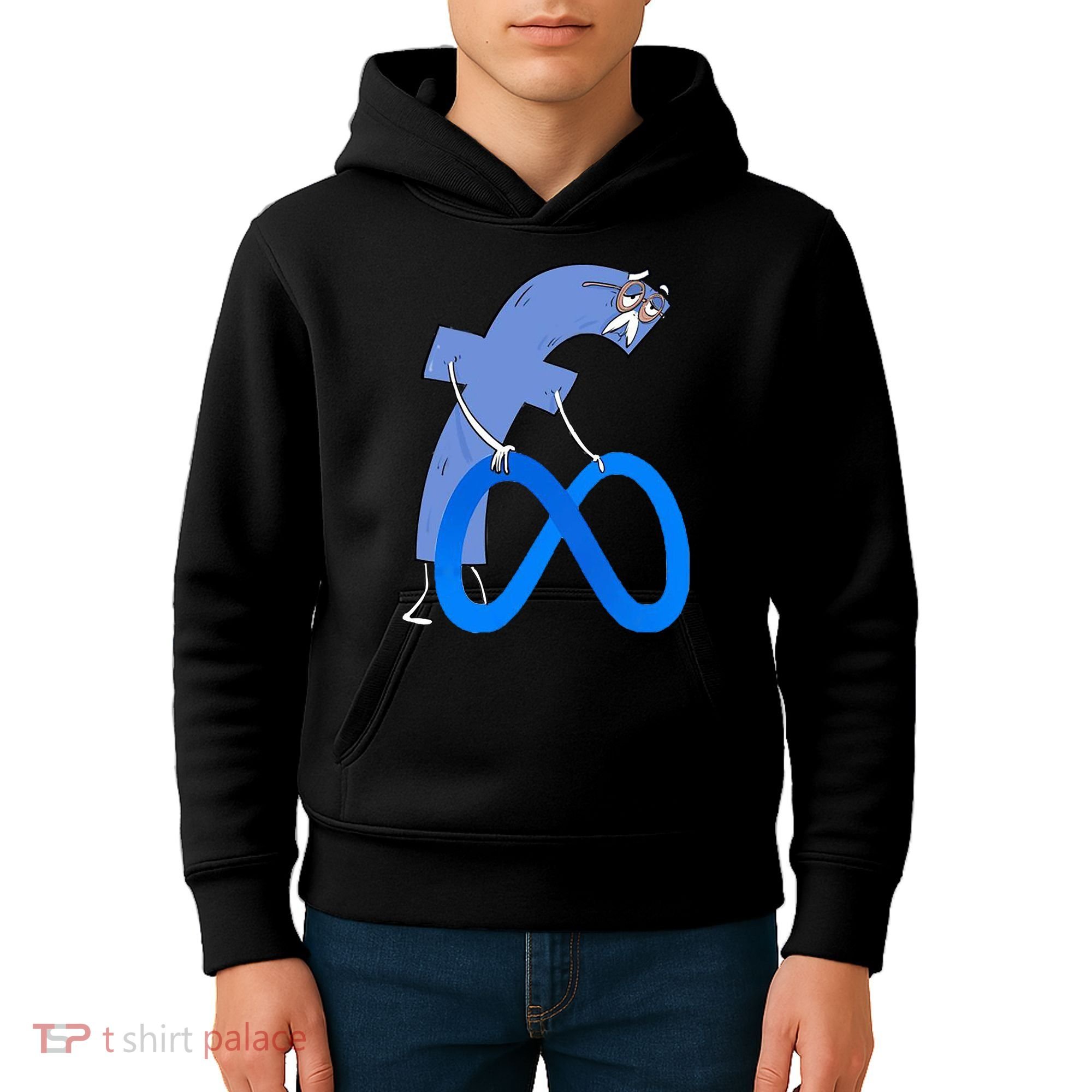 F*ck Meta Verse Facebook Kids Hoodie