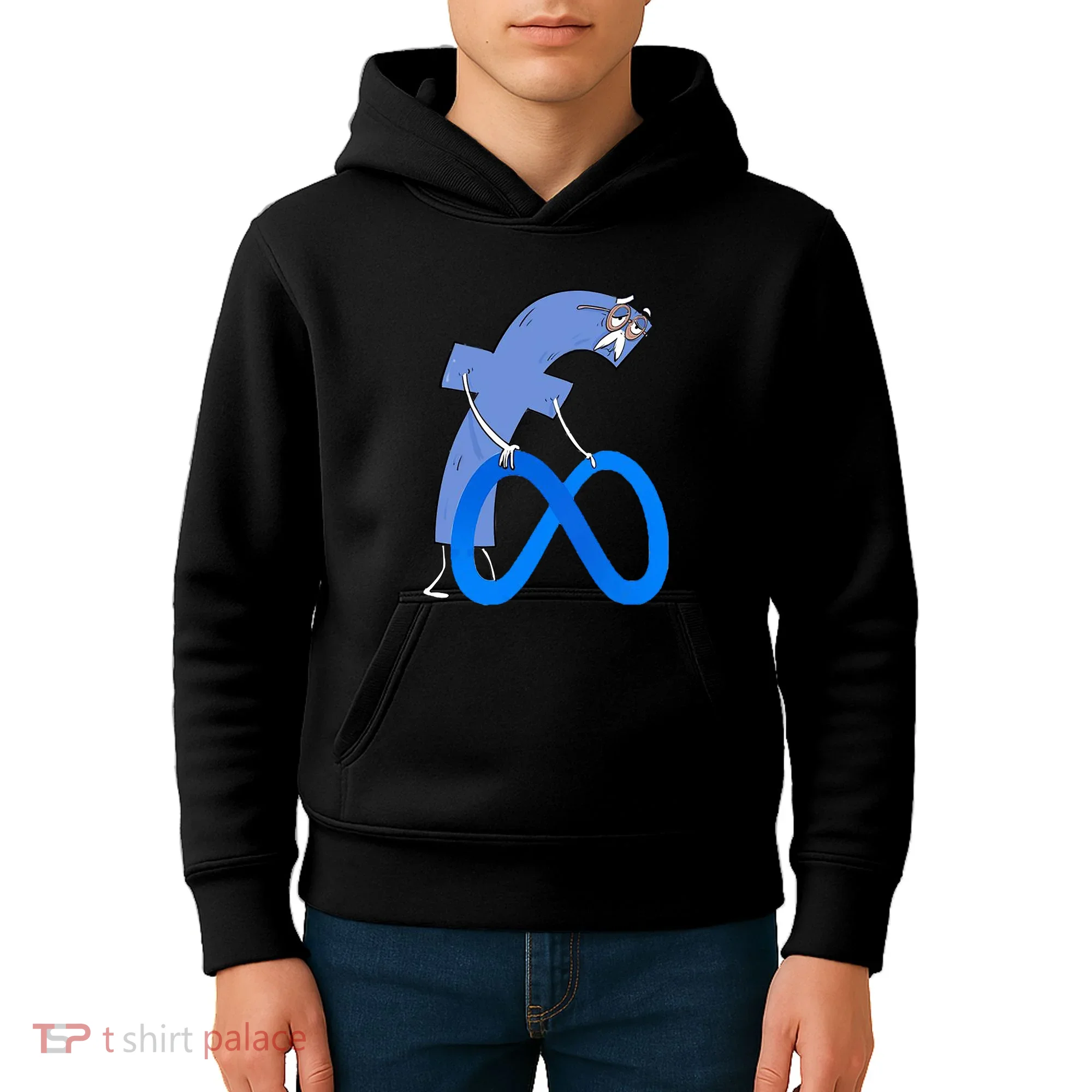 F*ck Meta Verse Facebook Kids Hoodie