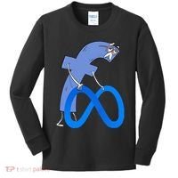F*ck Meta Verse Facebook Kids Long Sleeve Shirt thumb 0
