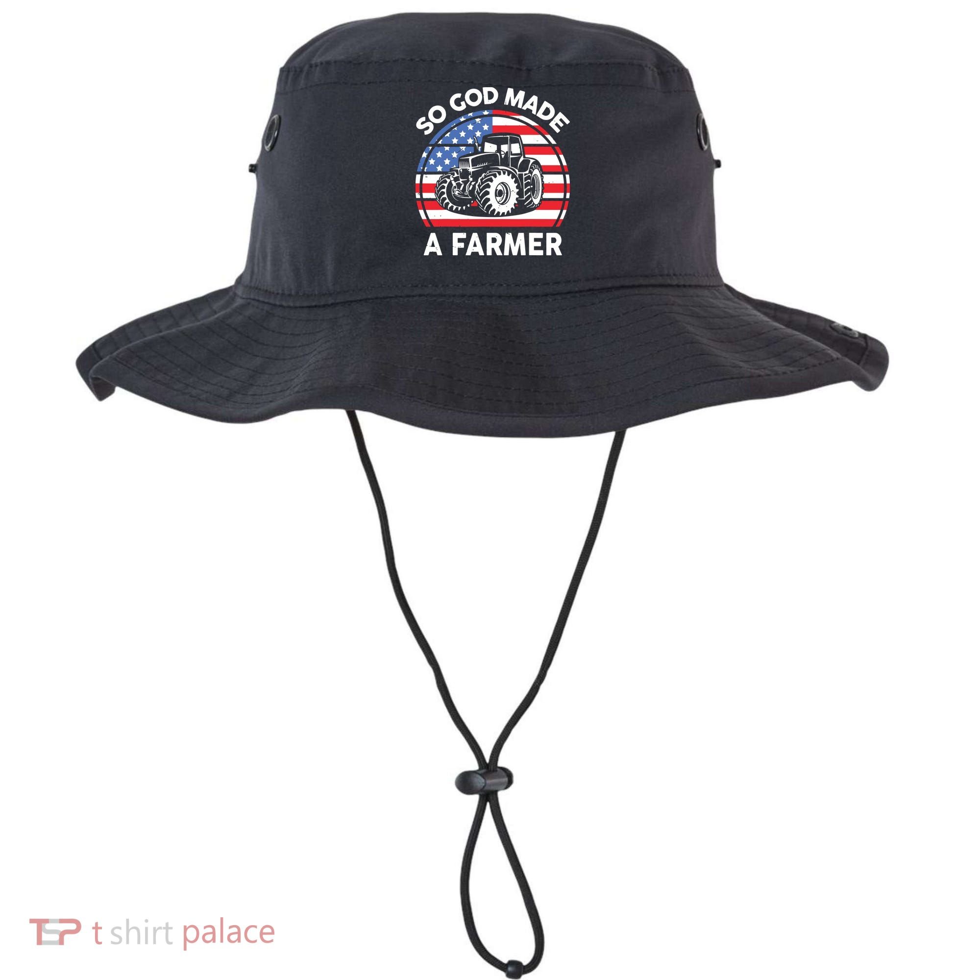 Famer Men Women Kids Funny So God Made A Farmer Bucket Hat