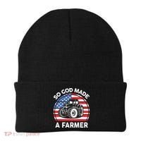 Famer Men Women Kids Funny So God Made A Farmer Beanie thumb 0