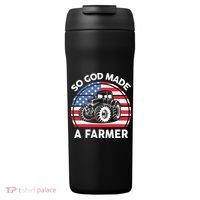 Famer Men Women Kids Funny So God Made A Farmer 24oz Duet Stainless Steel Tumbler thumb 0