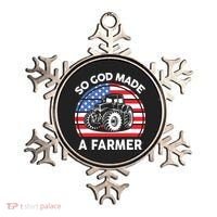 Famer Men Women Kids Funny So God Made A Farmer Ornament thumb 0
