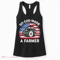 Famer Men Women Kids Funny So God Made A Farmer Women's Tank Top thumb 0