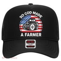 Famer Men Women Kids Funny So God Made A Farmer Hat thumb 0