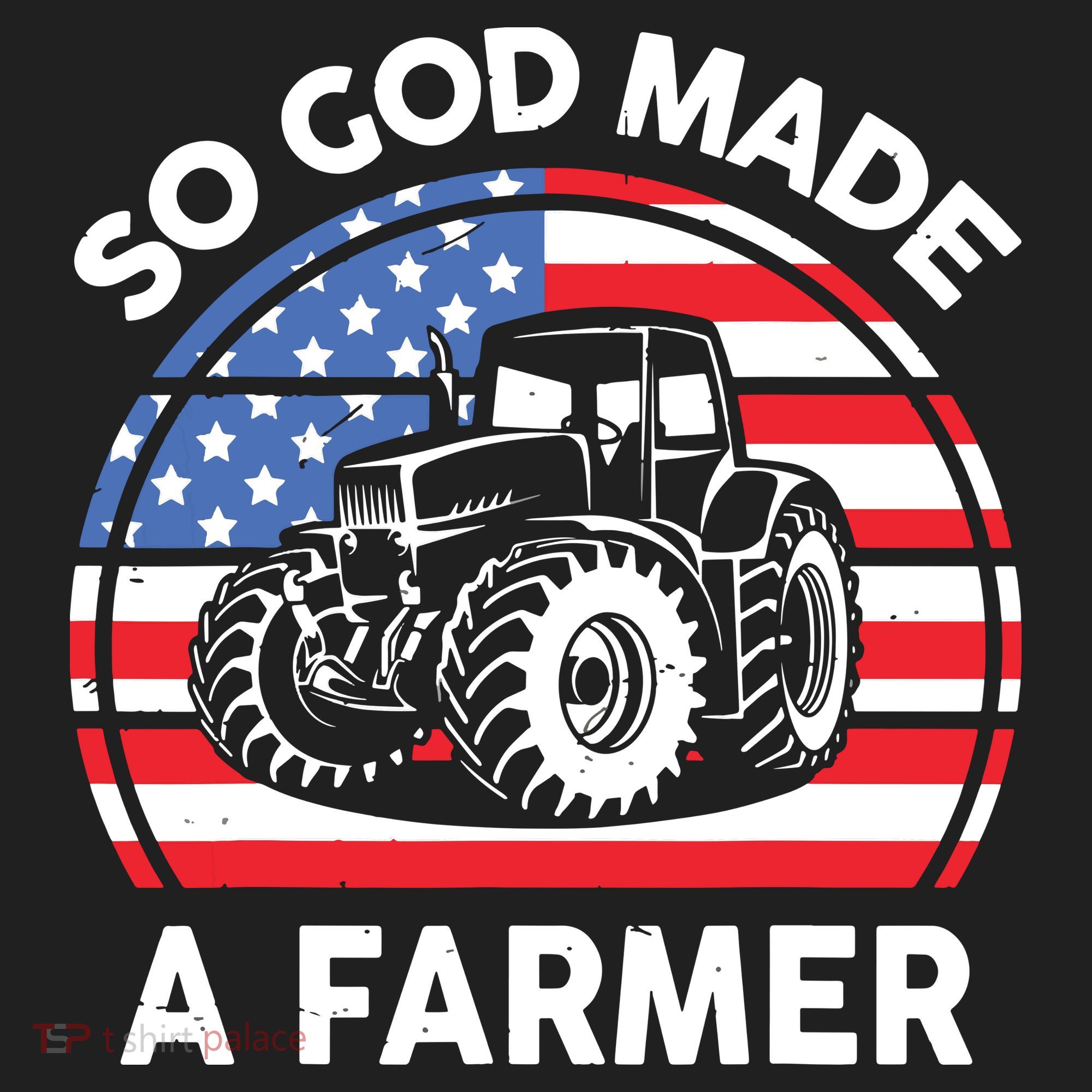 Famer Men Women Kids Funny So God Made A Farmer Golf Towel