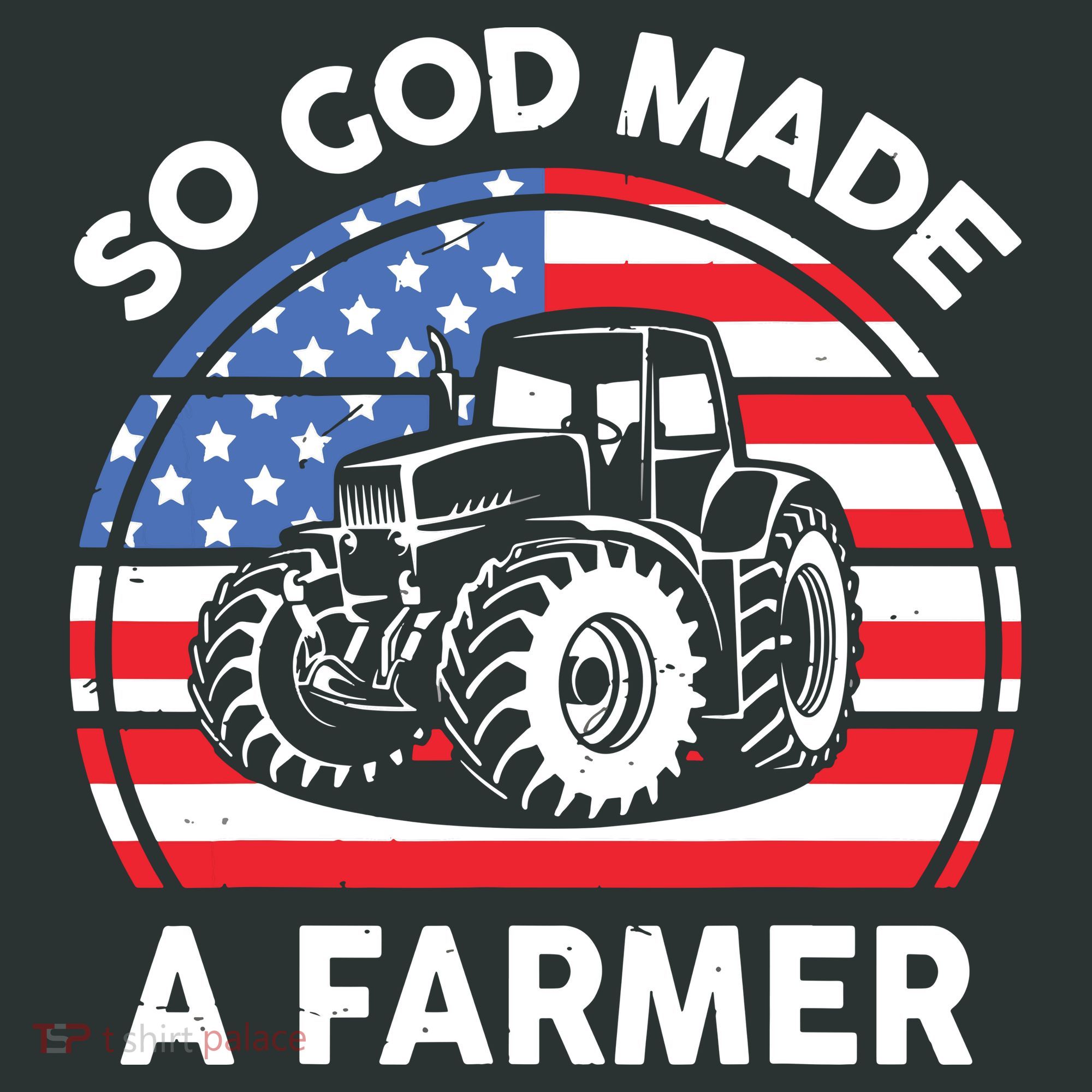 Famer Men Women Kids Funny So God Made A Farmer Tall Sweatshirt
