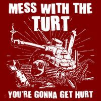 Funny Mess With The Turt You're Gonna Get Hurt Battle Turtle Mousepad thumb 1