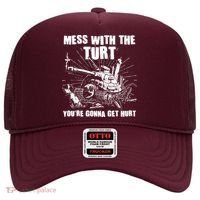 Funny Mess With The Turt You're Gonna Get Hurt Battle Turtle Hat thumb 0