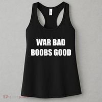 Funny Meme War Bad Boobs Good Joke Women's Tank Top thumb 3