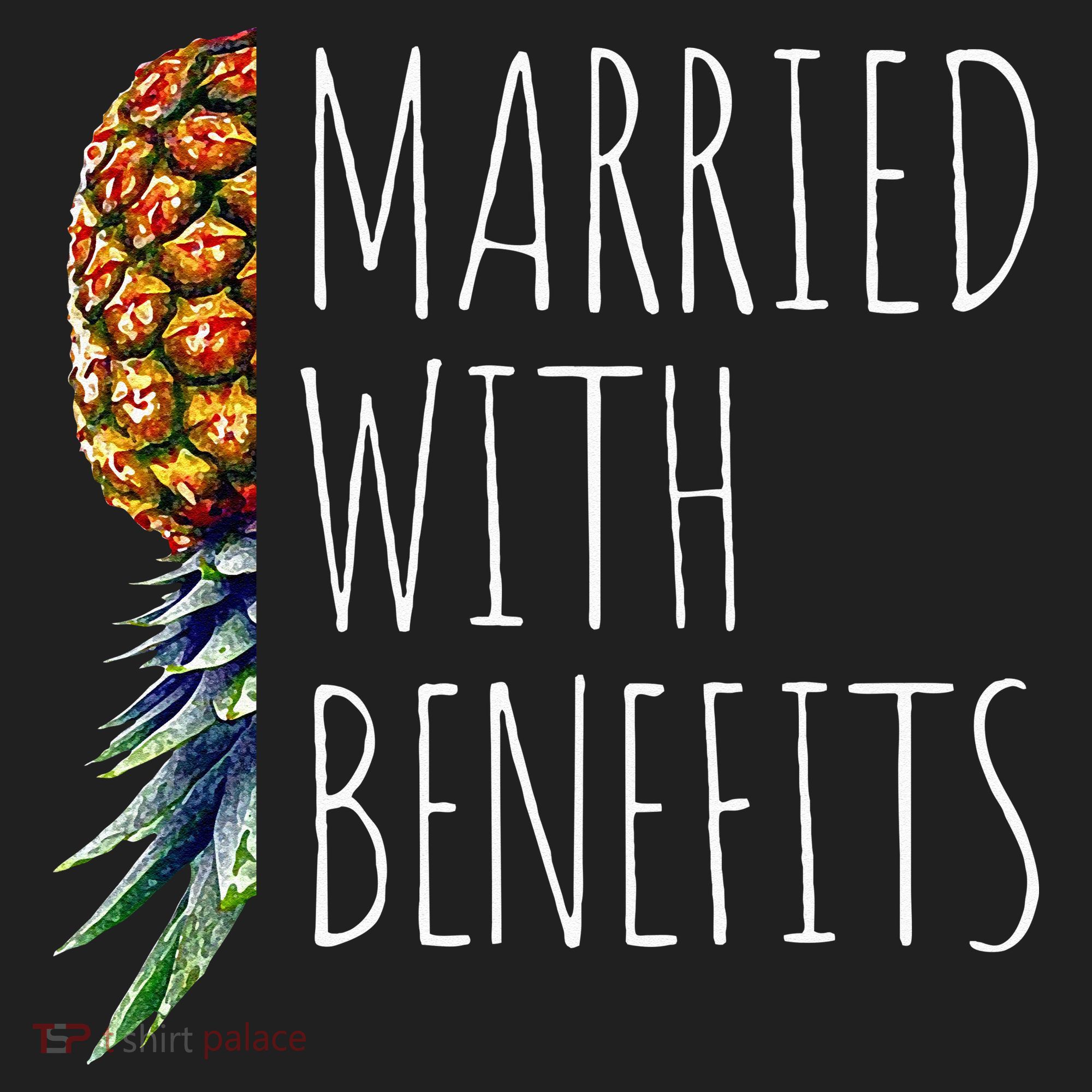 Funny Married With Benefits Upside Down Pineapple Swinger Women's Sweatshirt