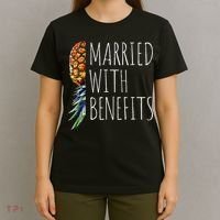 Funny Married With Benefits Upside Down Pineapple Swinger T-Shirt thumb 4