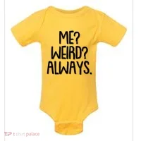 Funny Me? Weird? Always. Baby Bodysuit thumb 0