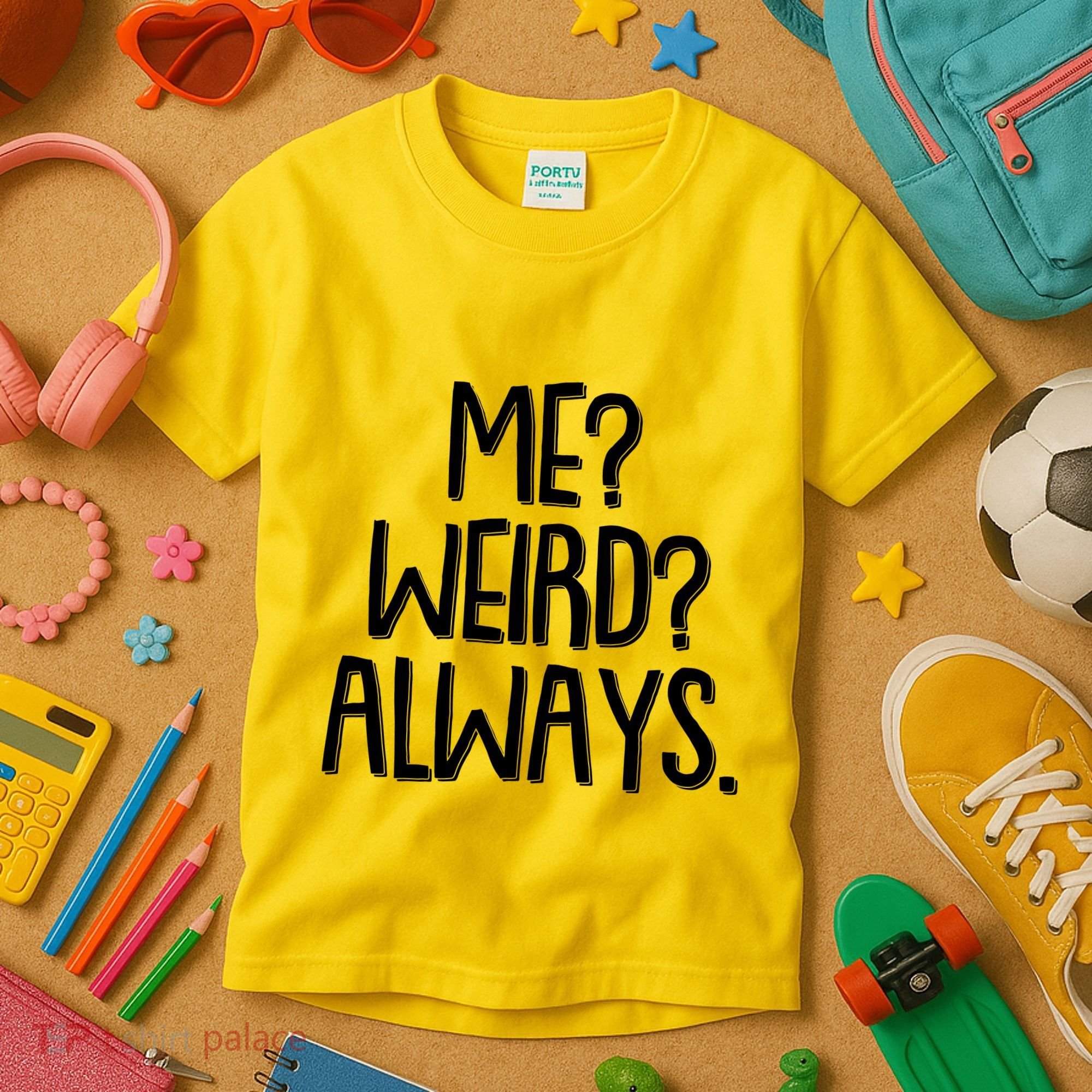 Funny Me? Weird? Always. Kids T-Shirt