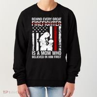 Firefighter Mom Who Believed Fire Mom Firefighter Mother Great Gift Women's Sweatshirt thumb 0