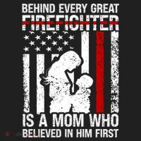 Firefighter Mom Who Believed Fire Mom Firefighter Mother Great Gift Women's Sweatshirt thumb 2
