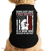 Firefighter Mom Who Believed Fire Mom Firefighter Mother Great Gift Doggie Tank thumb 0