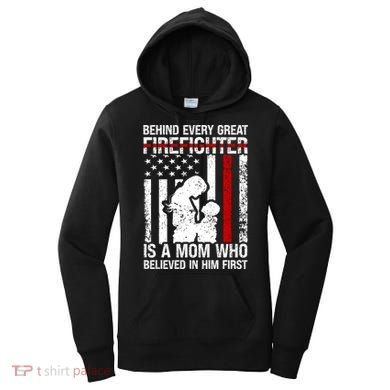 Firefighter Mom Who Believed Fire Mom Firefighter Mother Great Gift Women's Hoodie