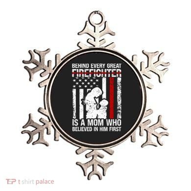 Firefighter Mom Who Believed Fire Mom Firefighter Mother Great Gift Ornament
