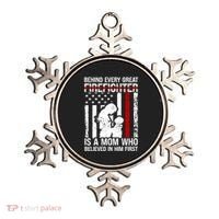 Firefighter Mom Who Believed Fire Mom Firefighter Mother Great Gift Ornament thumb 0