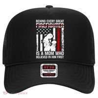 Firefighter Mom Who Believed Fire Mom Firefighter Mother Great Gift Hat thumb 0