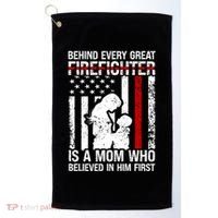 Firefighter Mom Who Believed Fire Mom Firefighter Mother Great Gift Golf Towel thumb 0