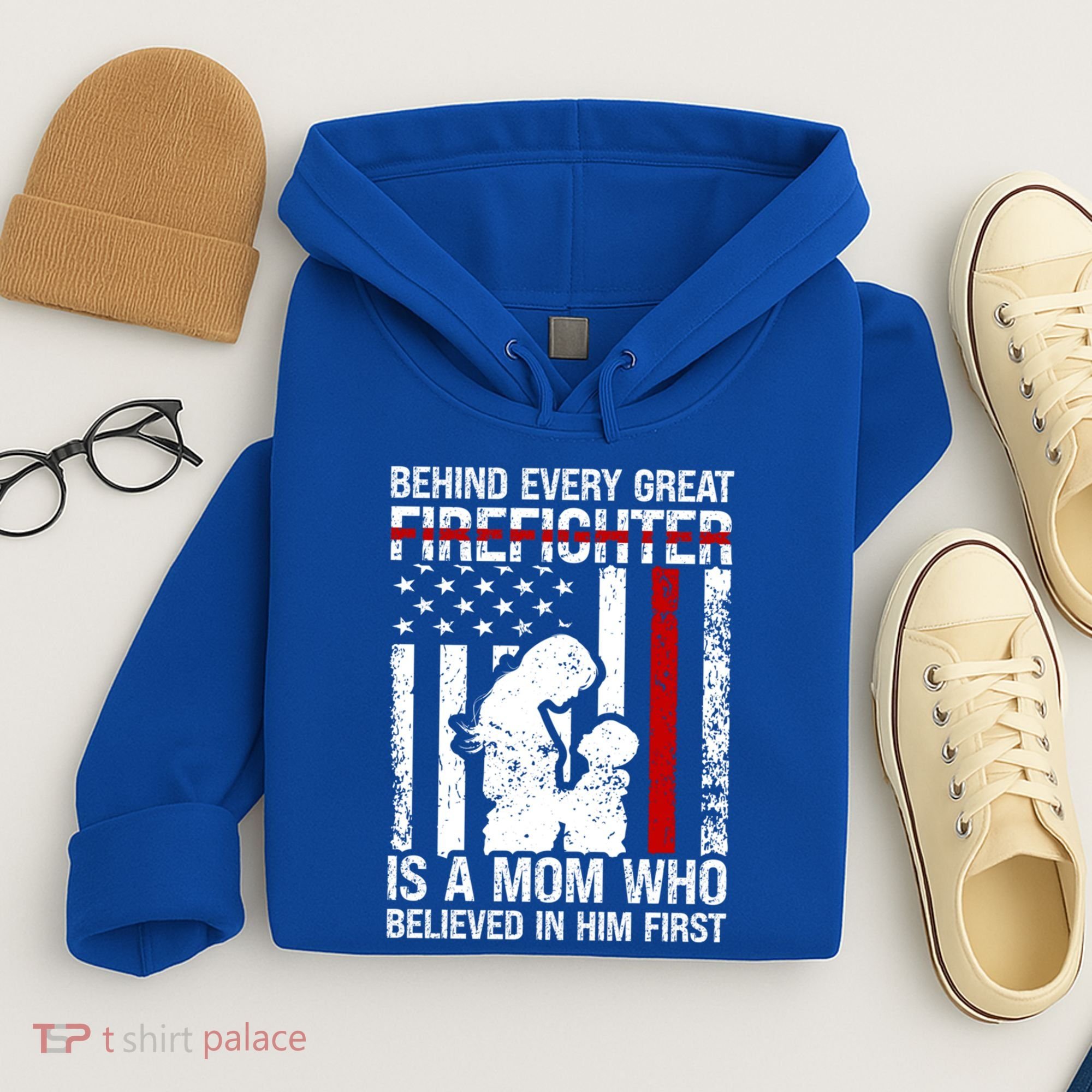 Firefighter Mom Who Believed Fire Mom Firefighter Mother Great Gift Hoodie