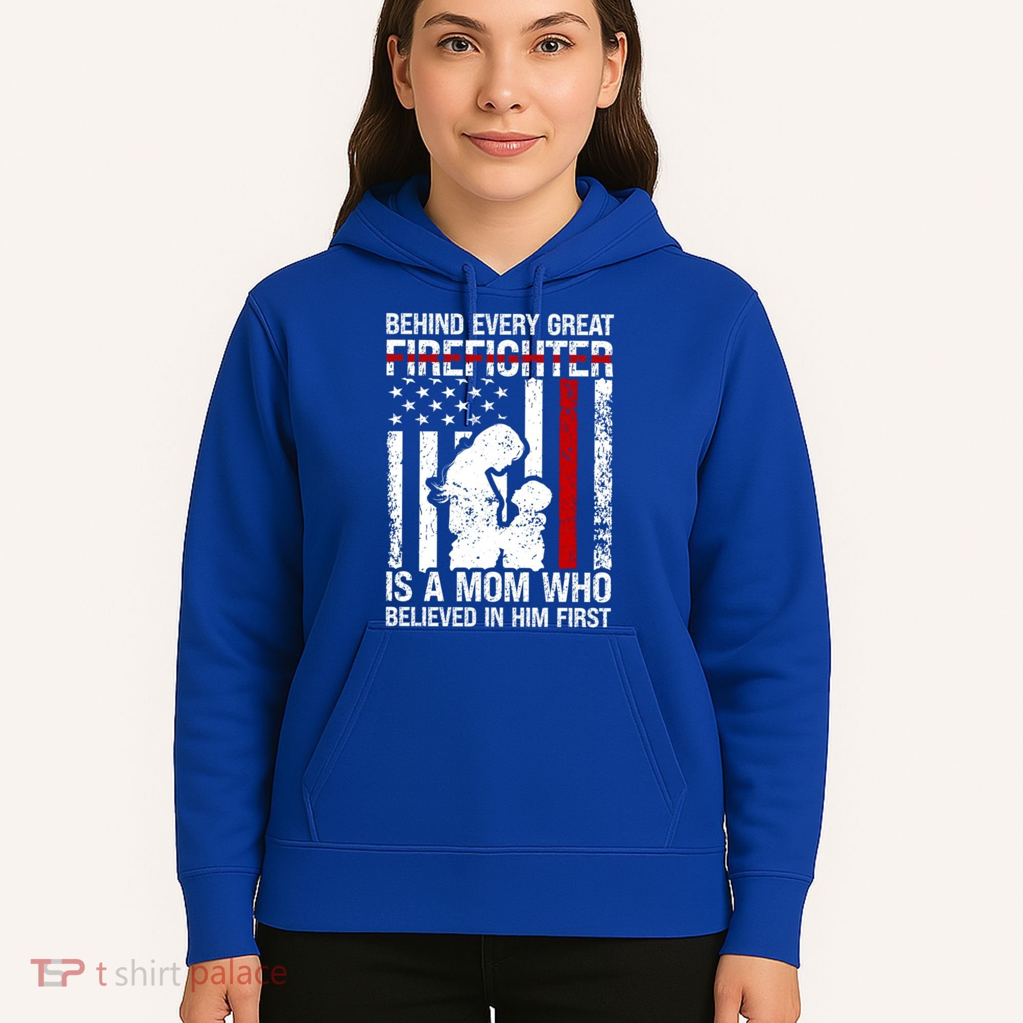 Firefighter Mom Who Believed Fire Mom Firefighter Mother Great Gift Hoodie