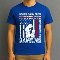 Firefighter Mom Who Believed Fire Mom Firefighter Mother Great Gift T-Shirt thumb 3
