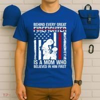 Firefighter Mom Who Believed Fire Mom Firefighter Mother Great Gift T-Shirt thumb 6