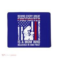Firefighter Mom Who Believed Fire Mom Firefighter Mother Great Gift Mousepad thumb 0