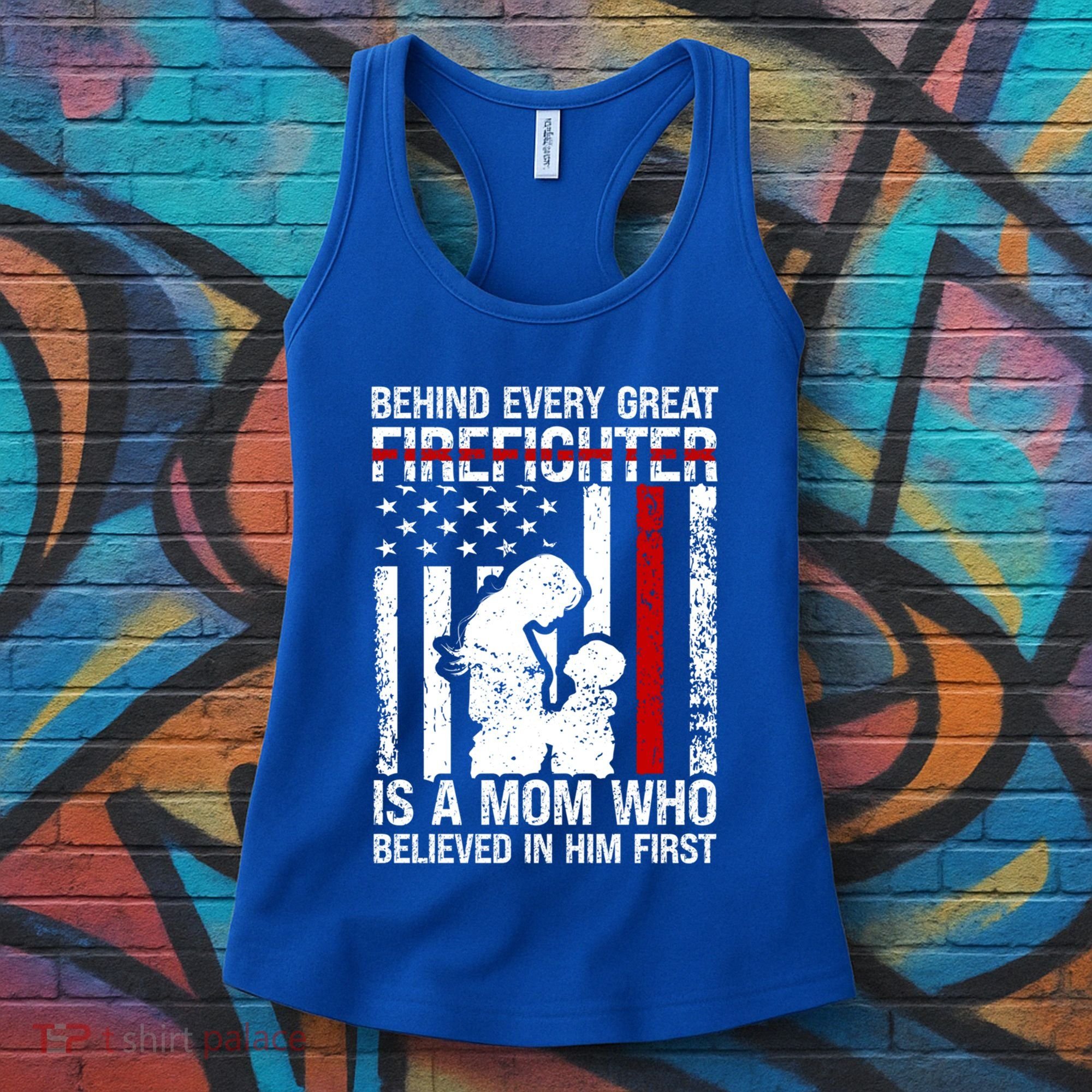 Firefighter Mom Who Believed Fire Mom Firefighter Mother Great Gift Women's Tank Top