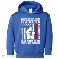 Firefighter Mom Who Believed Fire Mom Firefighter Mother Great Gift Toddler Hoodie thumb 0