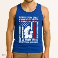 Firefighter Mom Who Believed Fire Mom Firefighter Mother Great Gift Tank Top thumb 3