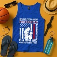 Firefighter Mom Who Believed Fire Mom Firefighter Mother Great Gift Tank Top thumb 4