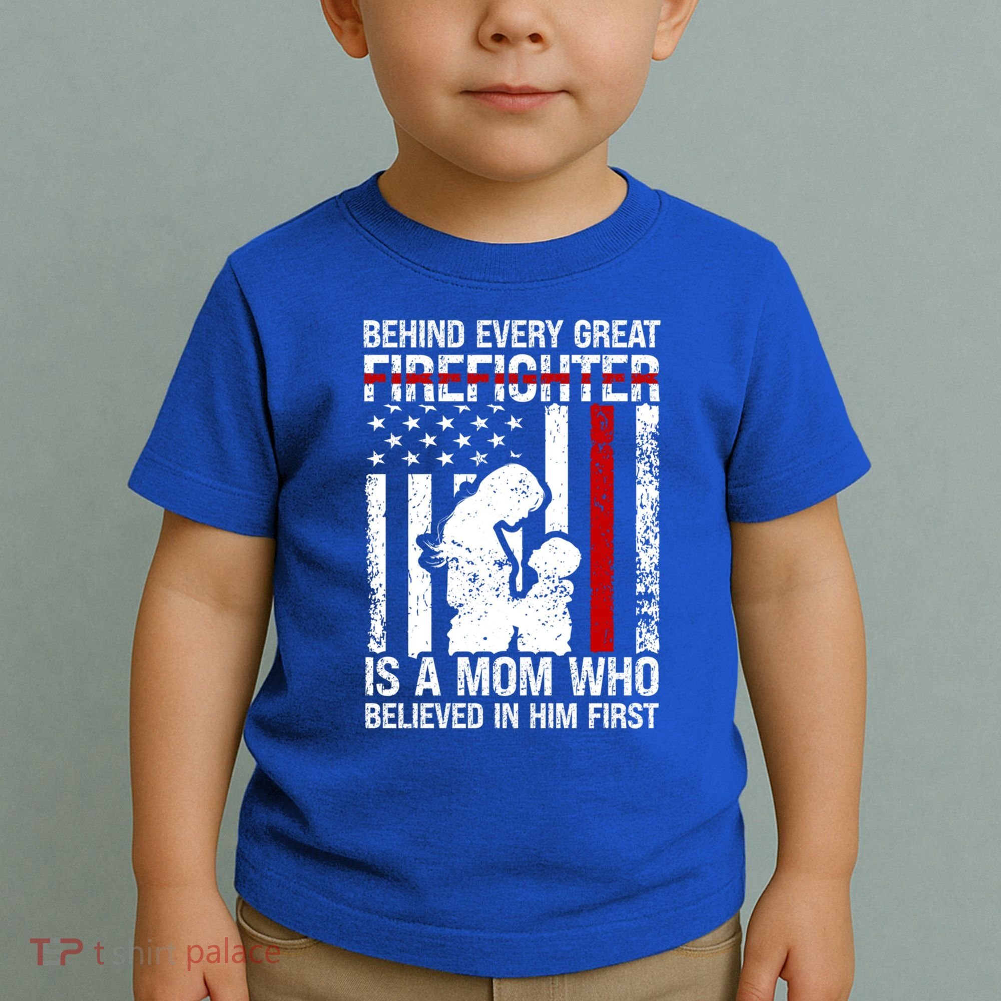 Firefighter Mom Who Believed Fire Mom Firefighter Mother Great Gift Toddler T-Shirt
