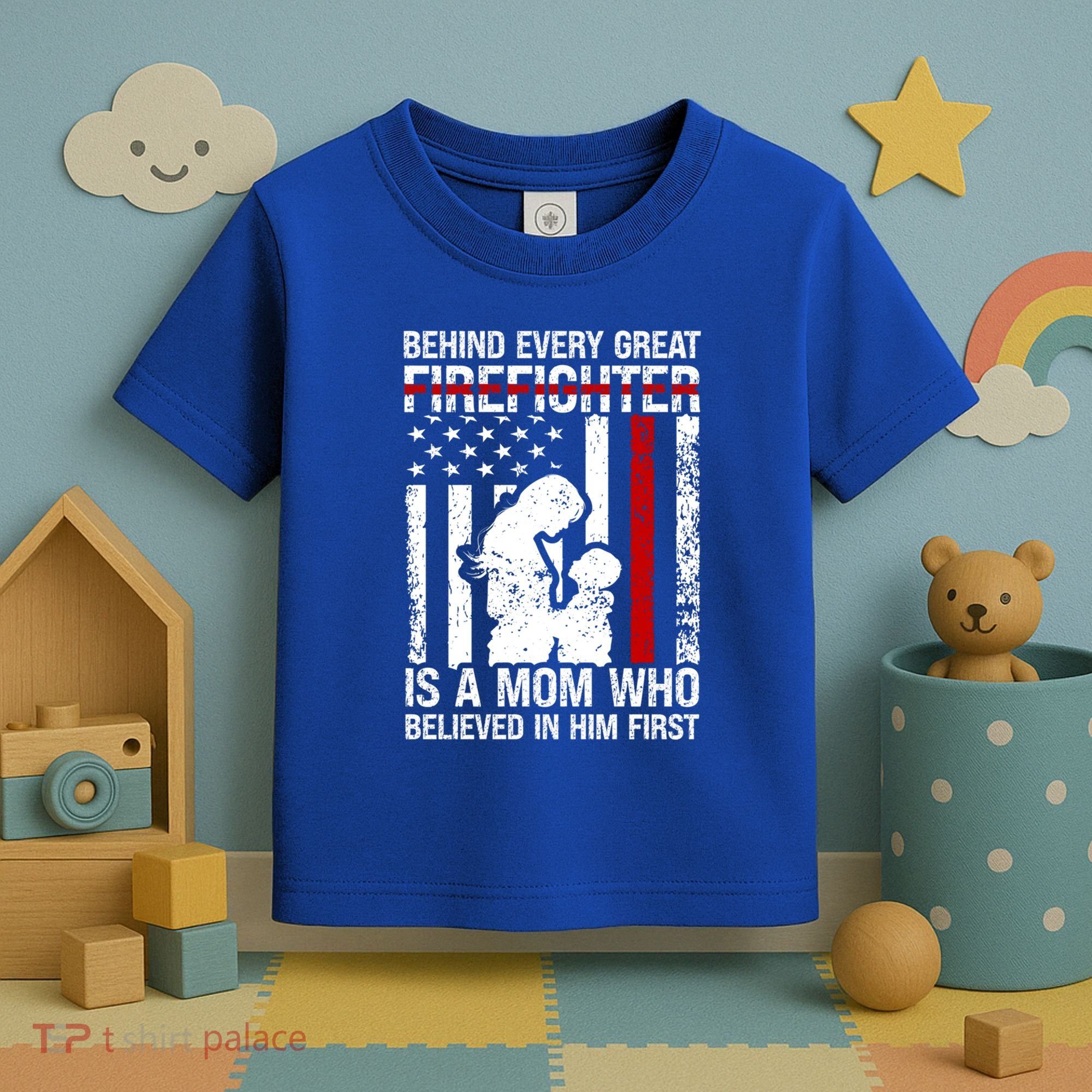 Firefighter Mom Who Believed Fire Mom Firefighter Mother Great Gift Toddler T-Shirt