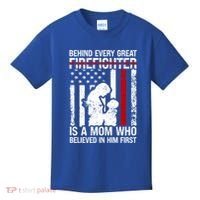 Firefighter Mom Who Believed Fire Mom Firefighter Mother Great Gift Kids T-Shirt thumb 0