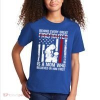 Firefighter Mom Who Believed Fire Mom Firefighter Mother Great Gift Kids T-Shirt thumb 2