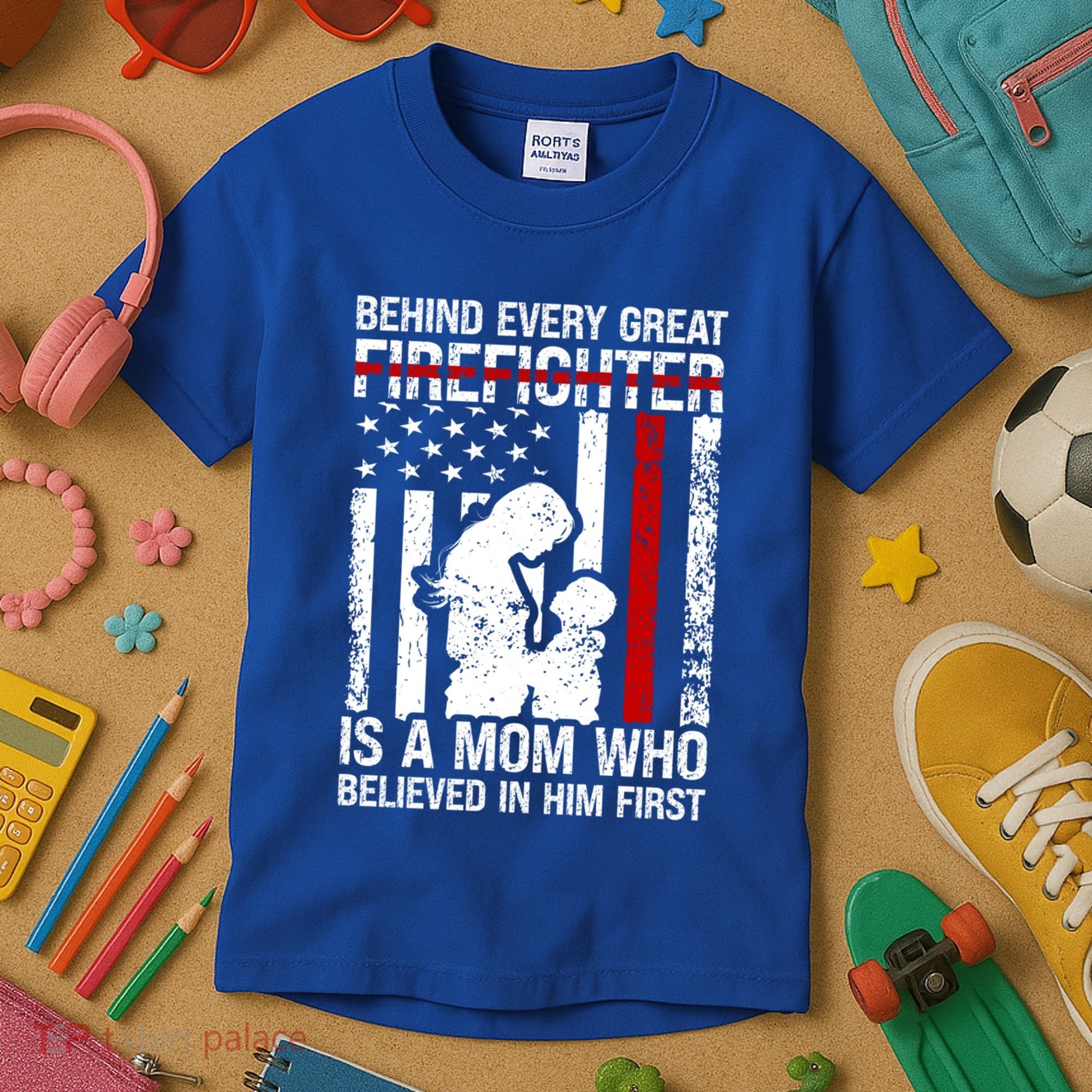 Firefighter Mom Who Believed Fire Mom Firefighter Mother Great Gift Kids T-Shirt