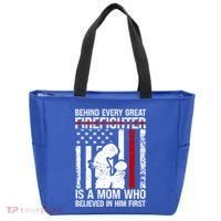 Firefighter Mom Who Believed Fire Mom Firefighter Mother Great Gift Tote Bag thumb 0
