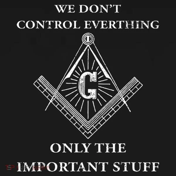 Freemason Masonic We Control The Important Stuff Bucket Hat
