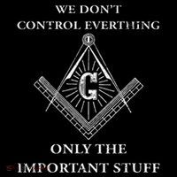 Freemason Masonic We Control The Important Stuff Kids Long Sleeve Shirt thumb 2