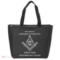 Freemason Masonic We Control The Important Stuff Tote Bag thumb 0