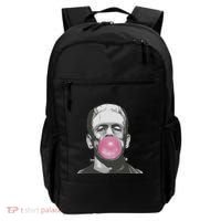 Frankenstein Monster With Pink Bubblegum Bubble Backpack thumb 0