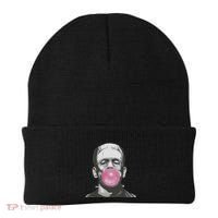 Frankenstein Monster With Pink Bubblegum Bubble Beanie thumb 0